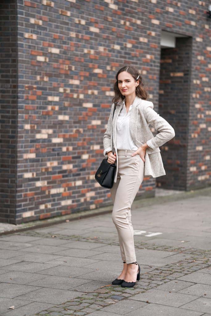 Chic from 9 to 5 A Casual And Modern Office Outfit Florals for Spring