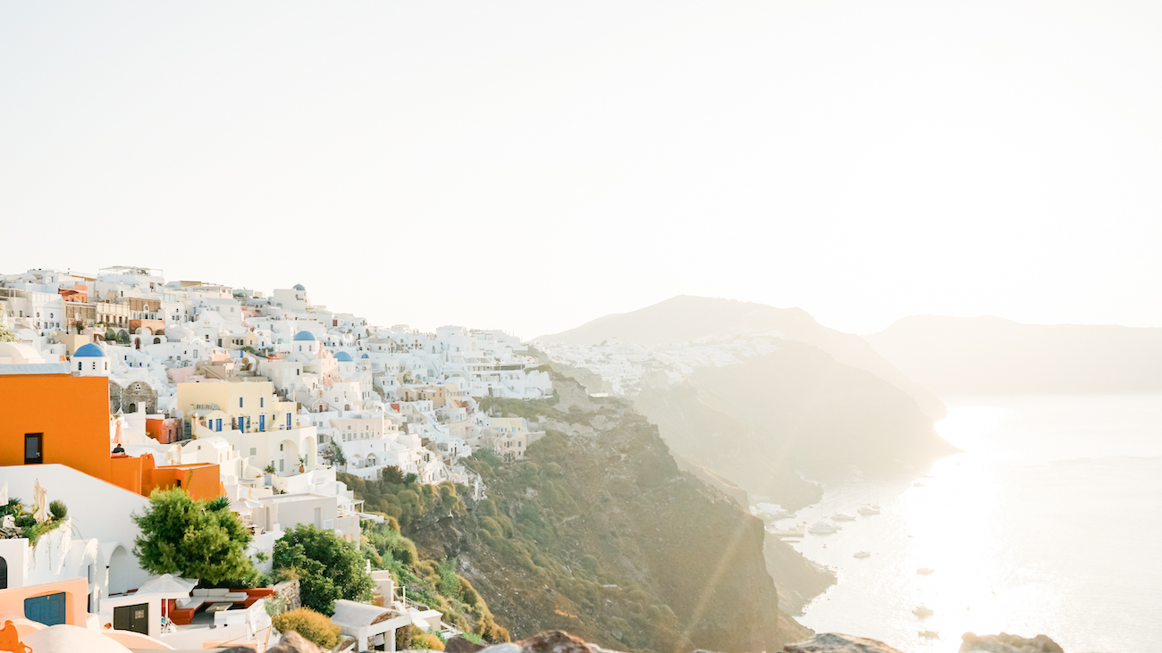 Santorini, Oia during sunrise